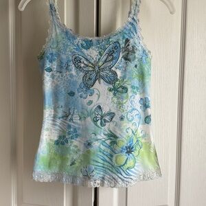 Justice White Tank Top